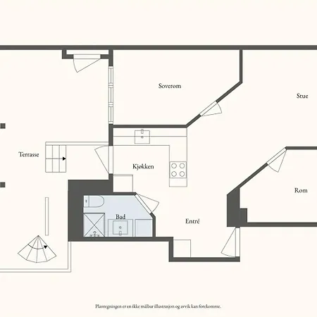 Διαμέρισμα Stylish 2br With Patio And Smart Tv - 10 Min To Bryggen *